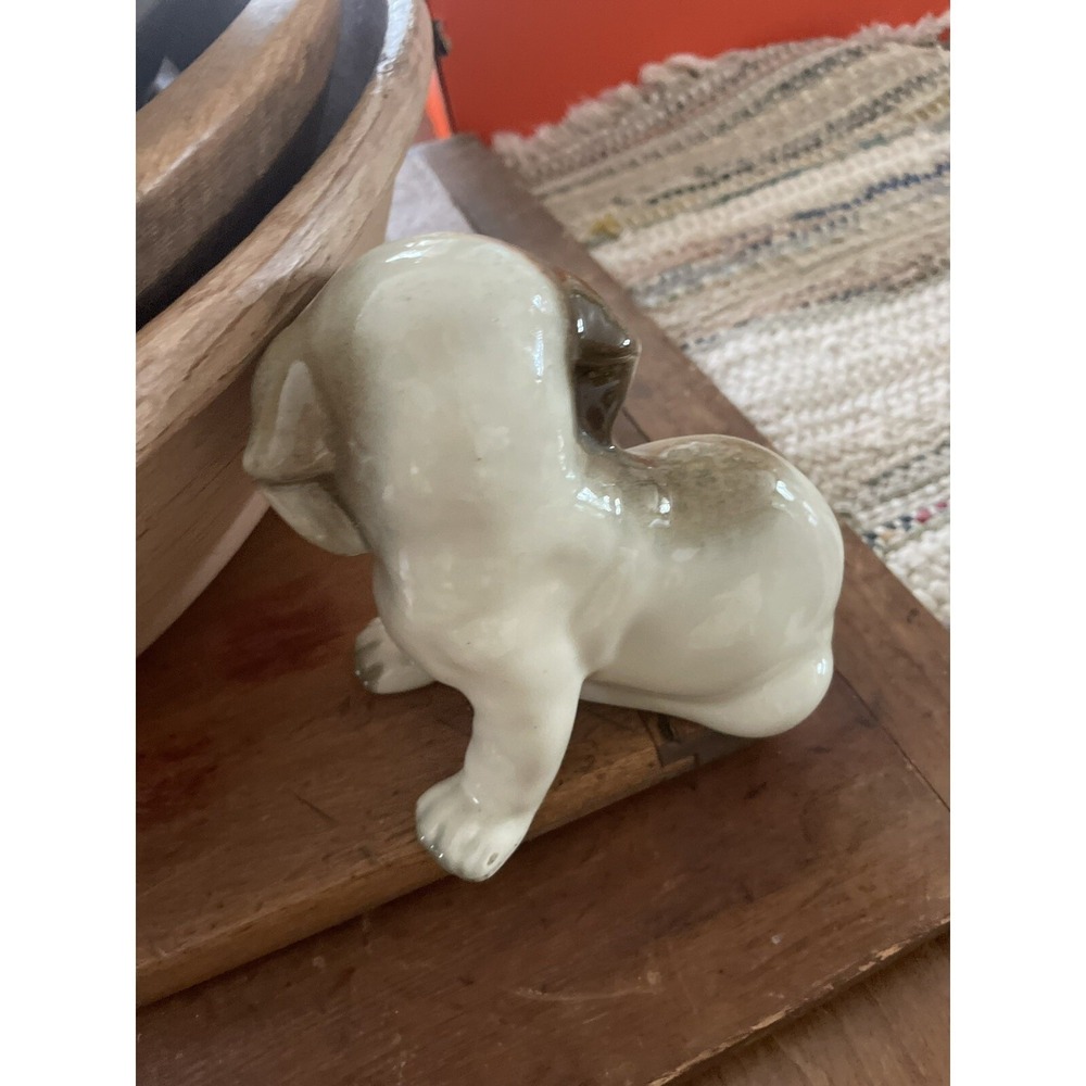 Porcelain 6" Erphila Germany Cocker Spaniel Puppy Dog Figurine Statue Antique